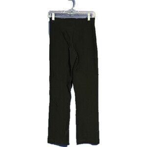 Equestrian Brand Pants Womens Small Black Straight Leg Stretch Pull On Riding